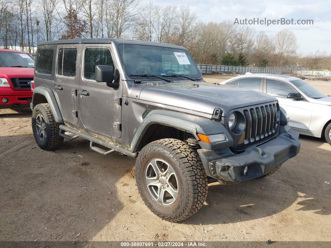 2023 Jeep Wrangler 4-door Sport S 4x4 Silver vin: 1C4HJXDNXPW634714