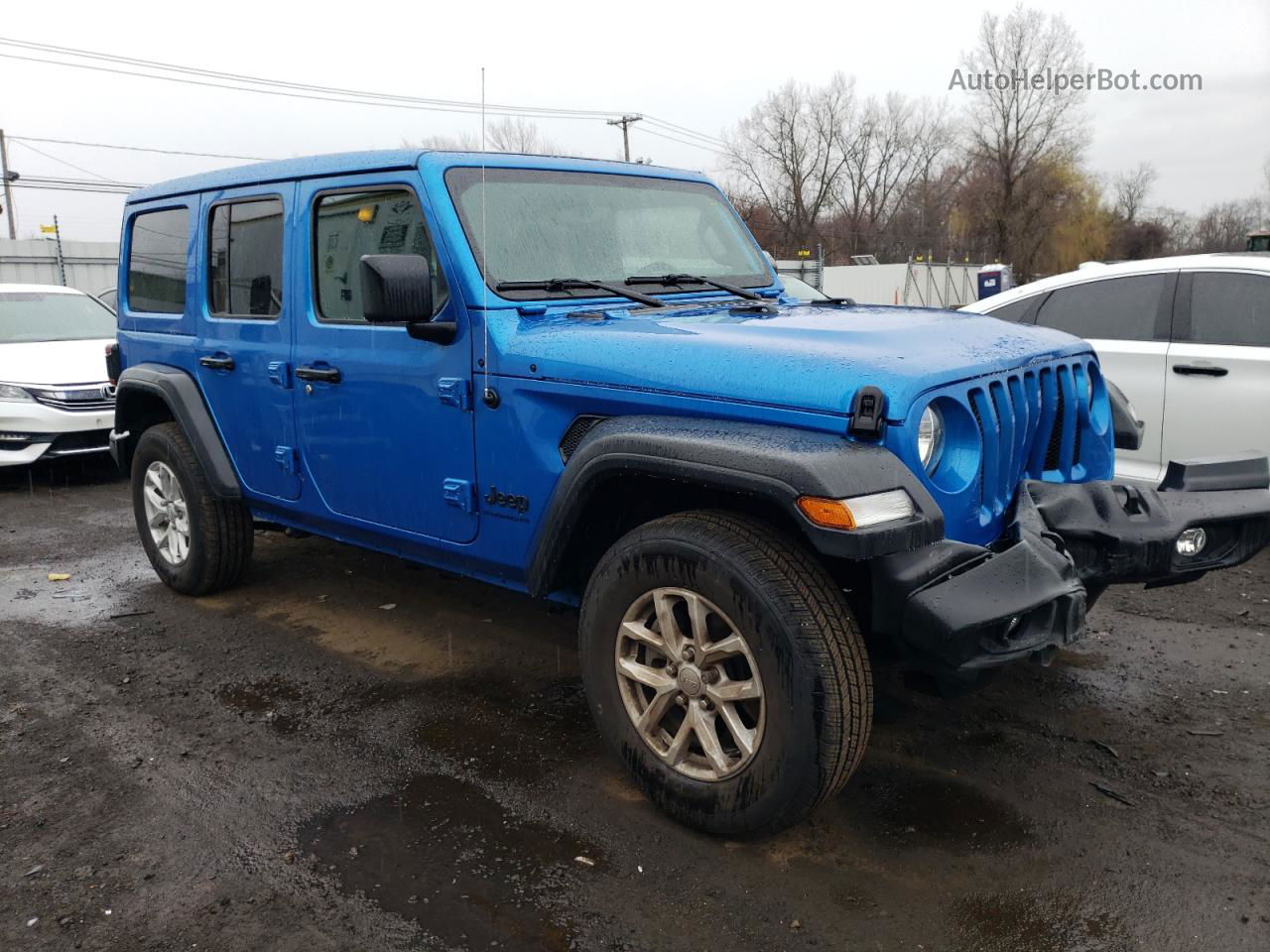 2023 Jeep Wrangler Sport Blue vin: 1C4HJXDNXPW699496