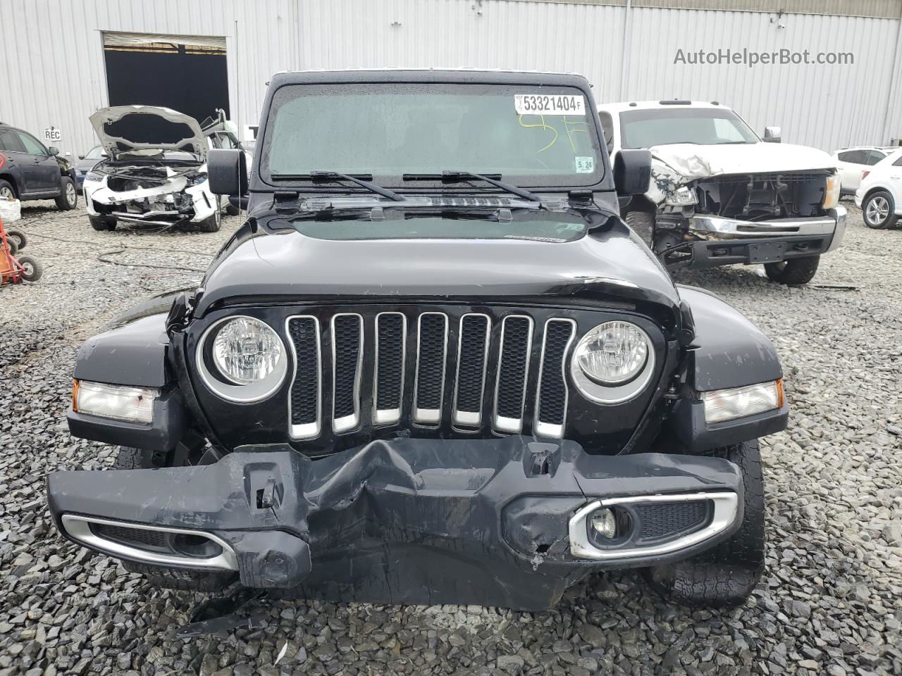 2019 Jeep Wrangler Unlimited Sahara Black vin: 1C4HJXEG0KW568540