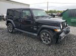 2019 Jeep Wrangler Unlimited Sahara Black vin: 1C4HJXEG0KW568540