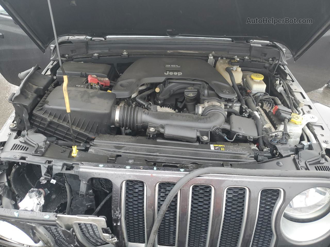 2019 Jeep Wrangler Unlimited Sahara Gray vin: 1C4HJXEG0KW619552