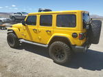 2019 Jeep Wrangler Unlimited Sahara Yellow vin: 1C4HJXEG0KW630227