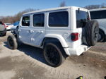 2023 Jeep Wrangler Sahara White vin: 1C4HJXEG1PW545744