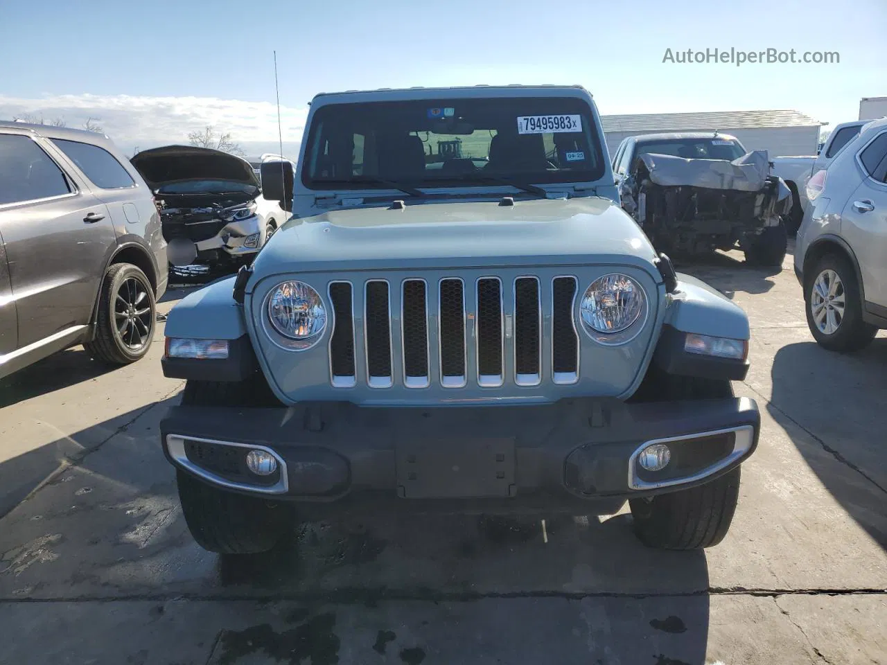 2023 Jeep Wrangler Sahara Turquoise vin: 1C4HJXEG1PW681937