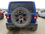 2019 Jeep Wrangler Unlimited Sahara Blue vin: 1C4HJXEG2KW565090