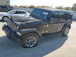 2023 Jeep Wrangler Sahara Black vin: 1C4HJXEG2PW543517