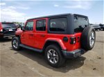 2019 Jeep Wrangler Unlimited Sahara Red vin: 1C4HJXEG3KW551893