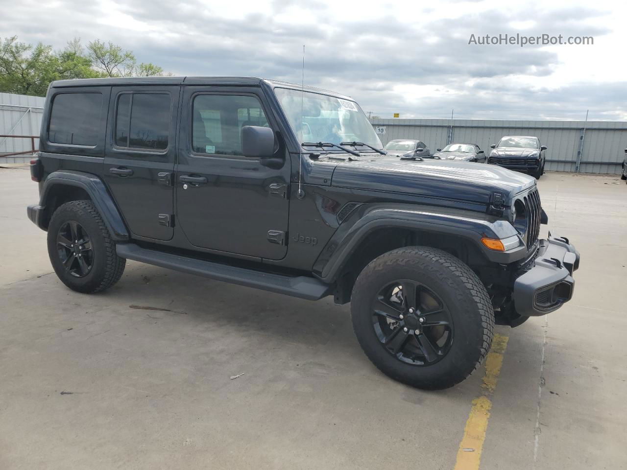 2023 Jeep Wrangler Sahara Black vin: 1C4HJXEG3PW666100