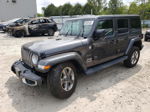 2019 Jeep Wrangler Unlimited Sahara Gray vin: 1C4HJXEG4KW643515