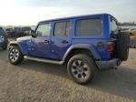 2019 Jeep Wrangler Unlimited Sahara Blue vin: 1C4HJXEG5KW559509