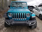 2019 Jeep Wrangler Unlimited Sahara Синий vin: 1C4HJXEG5KW615240