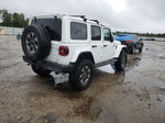 2019 Jeep Wrangler Unlimited Sahara White vin: 1C4HJXEG5KW667659