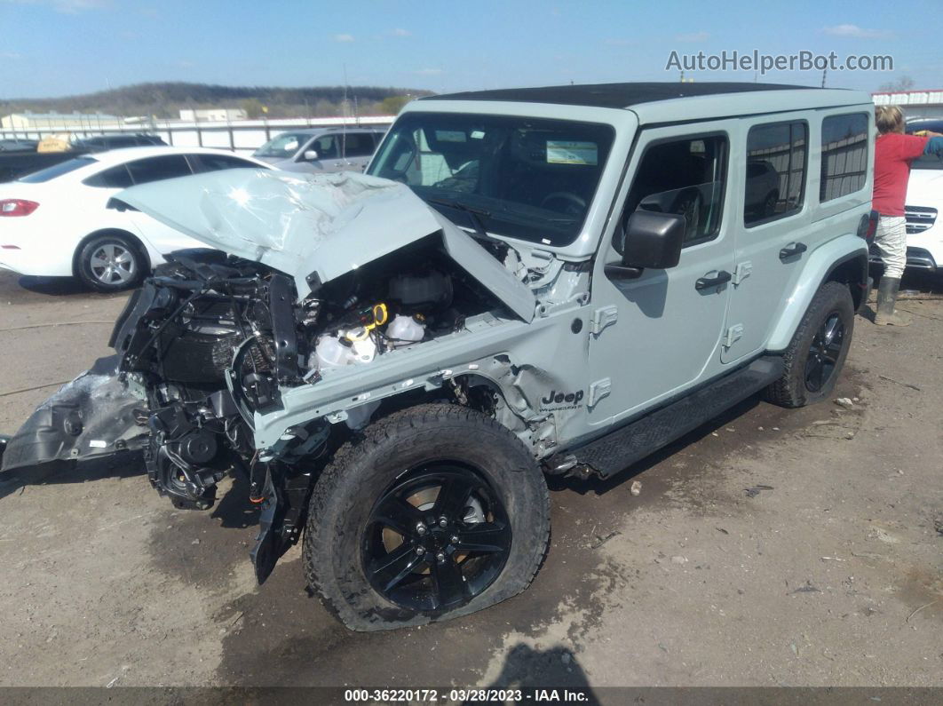 2023 Jeep Wrangler Sahara Altitude Blue vin: 1C4HJXEG5PW601314