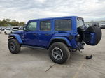 2019 Jeep Wrangler Unlimited Sahara Blue vin: 1C4HJXEG6KW589067