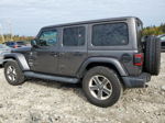 2019 Jeep Wrangler Unlimited Sahara Gray vin: 1C4HJXEG6KW620981