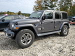 2019 Jeep Wrangler Unlimited Sahara Gray vin: 1C4HJXEG6KW620981