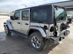 2019 Jeep Wrangler Unlimited Sahara Серебряный vin: 1C4HJXEG8KW517819