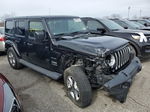 2019 Jeep Wrangler Unlimited Sahara Black vin: 1C4HJXEG8KW611487