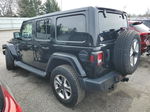 2019 Jeep Wrangler Unlimited Sahara Black vin: 1C4HJXEG8KW611487