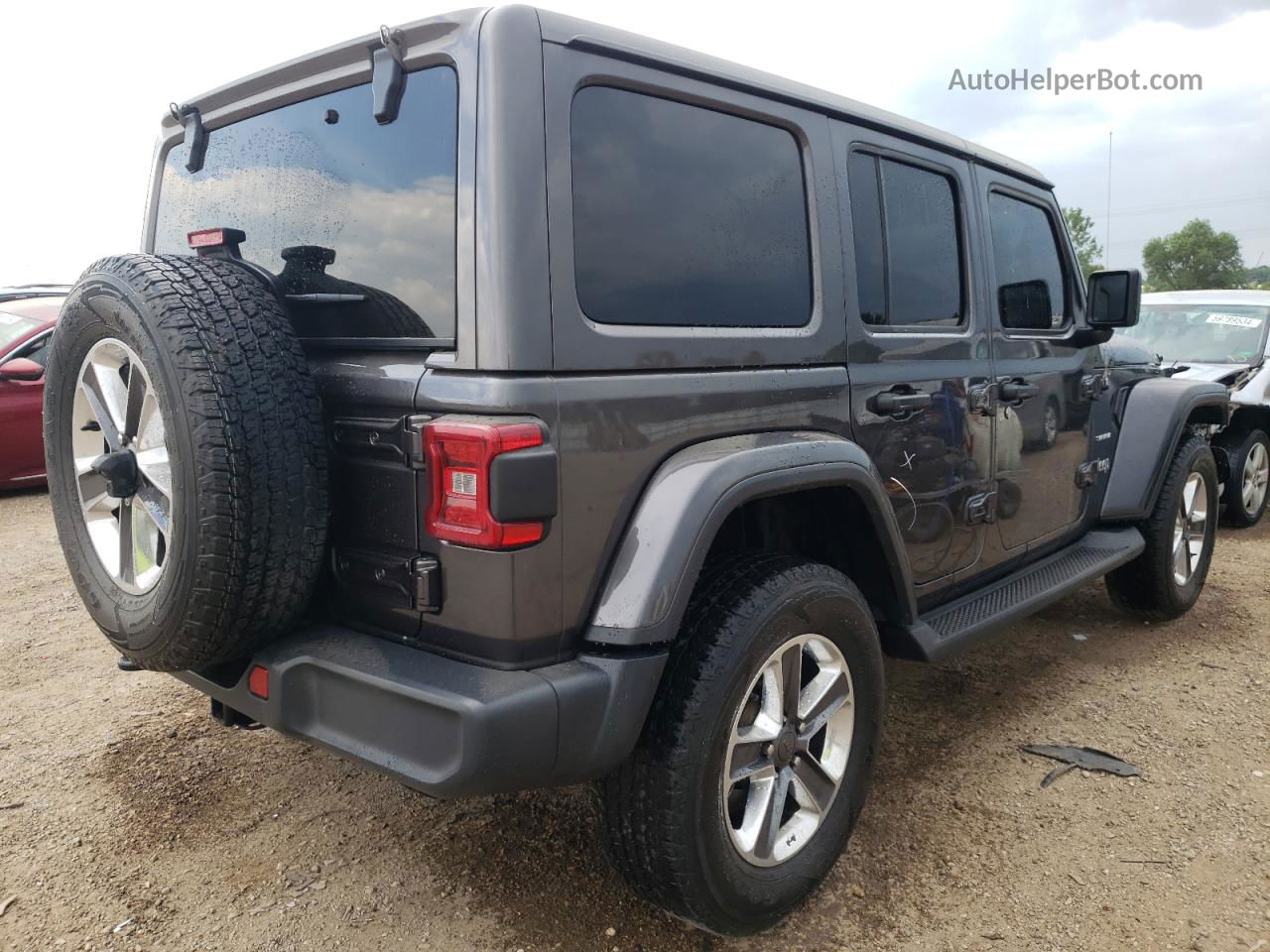 2019 Jeep Wrangler Unlimited Sahara Black vin: 1C4HJXEG9KW541661