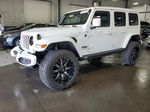 2023 Jeep Wrangler Sahara White vin: 1C4HJXEGXPW606427