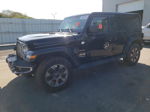 2019 Jeep Wrangler Unlimited Sahara Black vin: 1C4HJXEN0KW511821