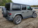 2019 Jeep Wrangler Unlimited Sahara Gray vin: 1C4HJXEN0KW521233