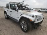 2019 Jeep Wrangler Unlimited Sahara White vin: 1C4HJXEN0KW531776