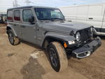 2023 Jeep Wrangler Sahara Gray vin: 1C4HJXEN1PW695111