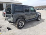 2019 Jeep Wrangler Unlimited Sahara Серый vin: 1C4HJXEN2KW507706