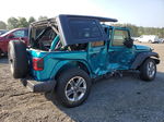 2019 Jeep Wrangler Unlimited Sahara Turquoise vin: 1C4HJXEN2KW630468