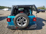 2019 Jeep Wrangler Unlimited Sahara Turquoise vin: 1C4HJXEN2KW630468