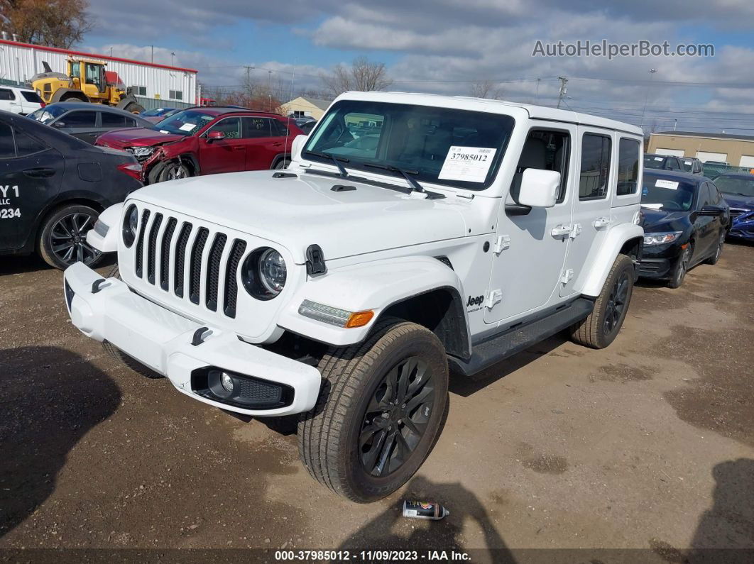 2023 Jeep Wrangler High Altitude White vin: 1C4HJXEN2PW680147