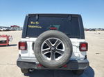 2019 Jeep Wrangler Unlimited Sahara White vin: 1C4HJXEN3KW516222