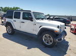 2019 Jeep Wrangler Unlimited Sahara White vin: 1C4HJXEN3KW516222