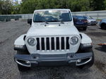 2019 Jeep Wrangler Unlimited Sahara White vin: 1C4HJXEN4KW619973