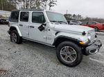 2023 Jeep Wrangler Sahara Silver vin: 1C4HJXEN4PW606731