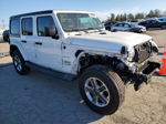 2019 Jeep Wrangler Unlimited Sahara White vin: 1C4HJXEN5KW512110