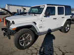 2019 Jeep Wrangler Unlimited Sahara White vin: 1C4HJXEN5KW512110