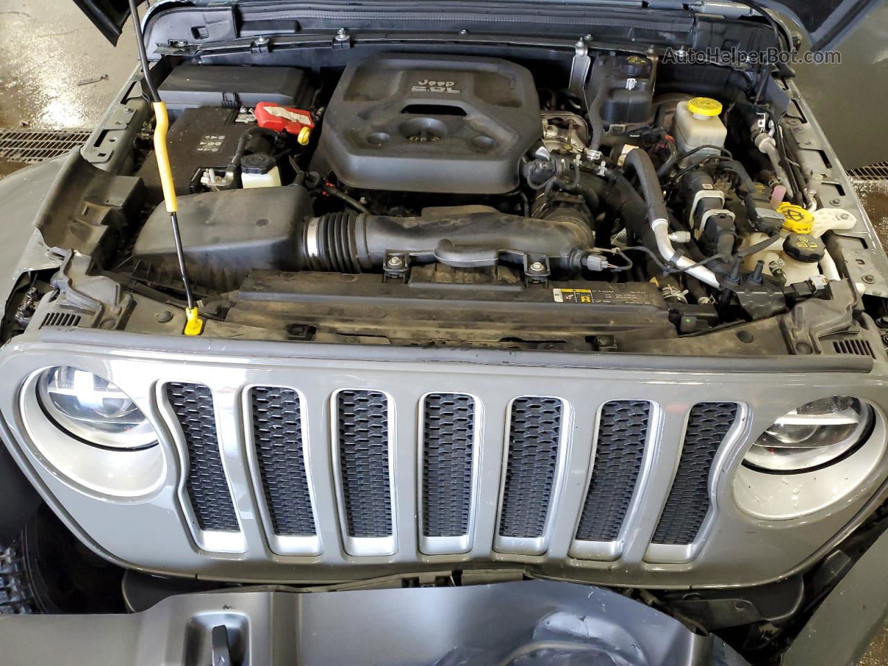 2019 Jeep Wrangler Unlimited Sahara Gray vin: 1C4HJXEN7KW686146