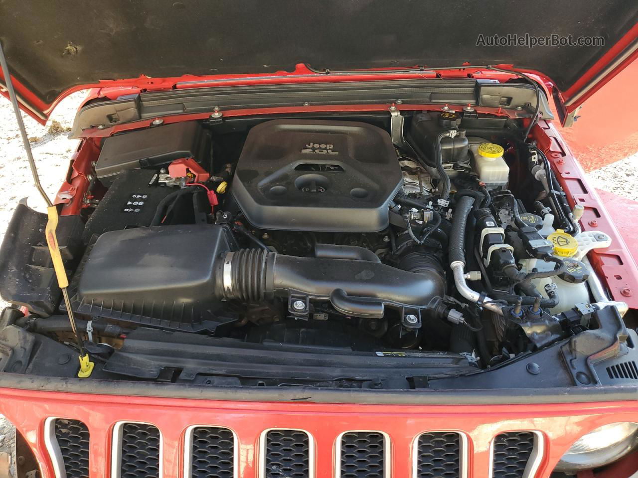 2019 Jeep Wrangler Unlimited Sahara Red vin: 1C4HJXEN8KW545733