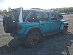 2019 Jeep Wrangler Unlimited Sahara Blue vin: 1C4HJXEN8KW636856