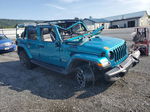 2019 Jeep Wrangler Unlimited Sahara Blue vin: 1C4HJXEN8KW636856