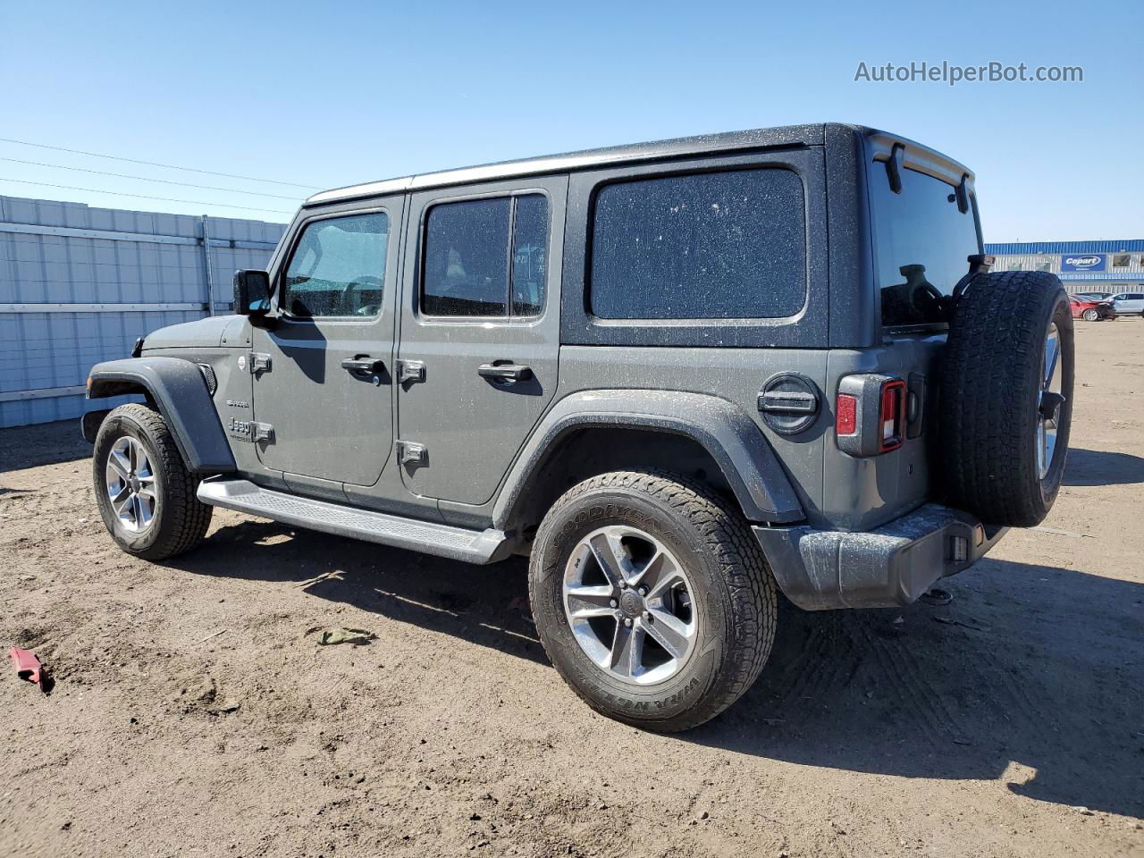 2019 Jeep Wrangler Unlimited Sahara Charcoal vin: 1C4HJXEN8KW688486