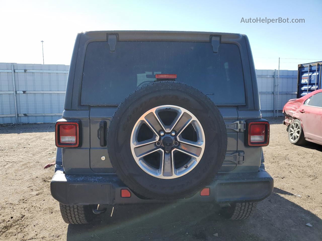 2019 Jeep Wrangler Unlimited Sahara Charcoal vin: 1C4HJXEN8KW688486