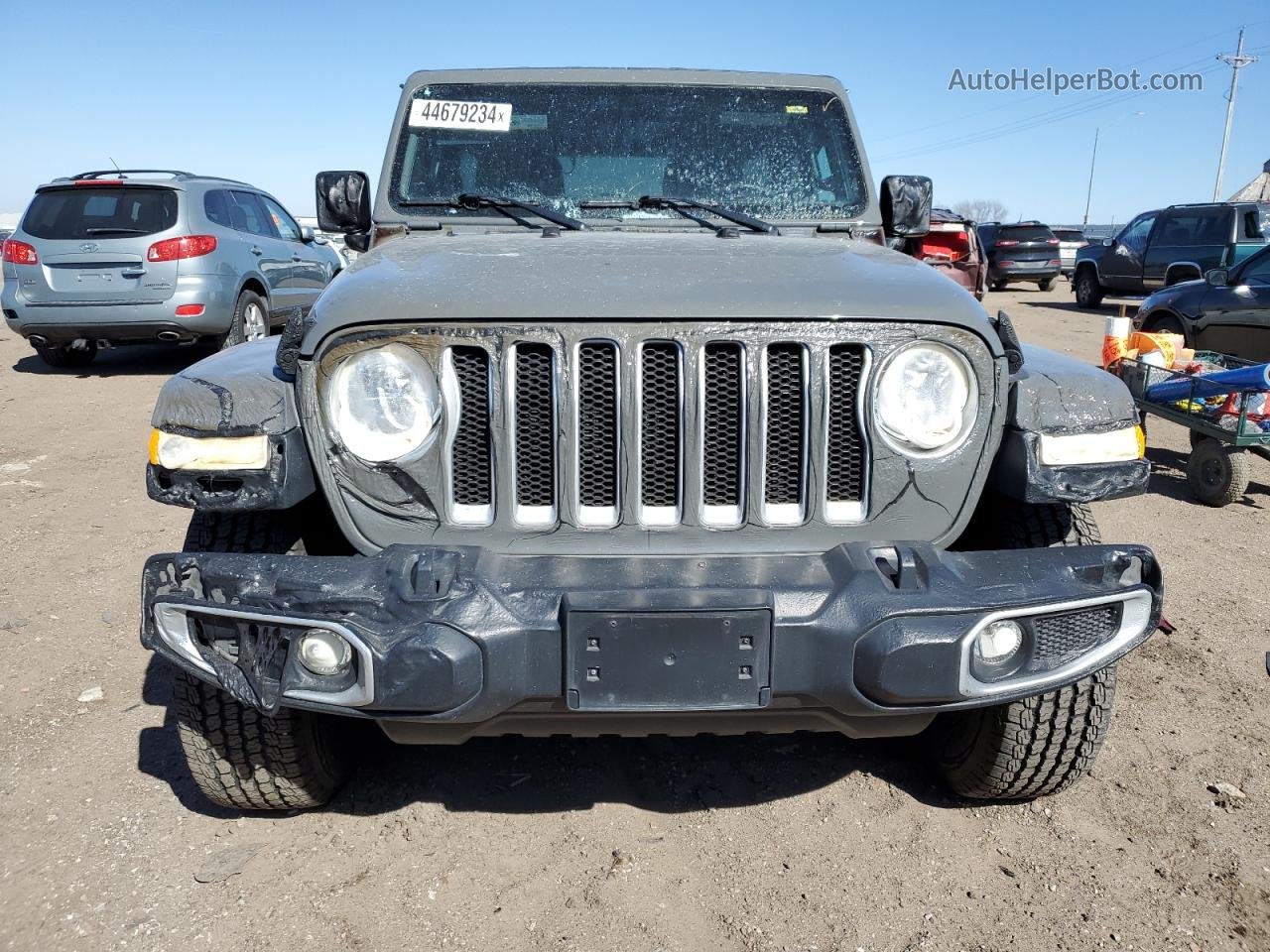 2019 Jeep Wrangler Unlimited Sahara Charcoal vin: 1C4HJXEN8KW688486