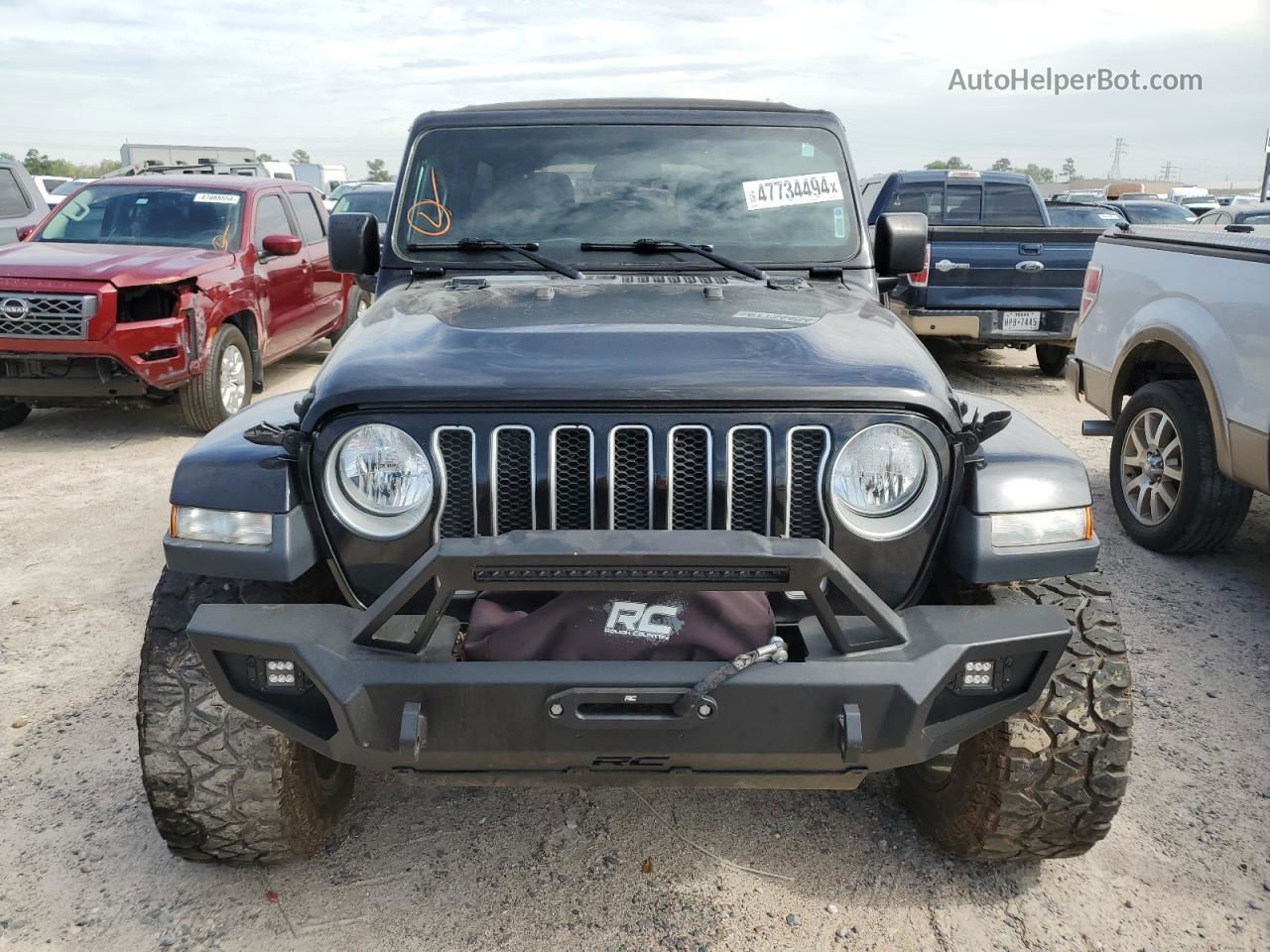 2019 Jeep Wrangler Unlimited Sahara Black vin: 1C4HJXEN9KW595962