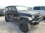 2019 Jeep Wrangler Unlimited Sahara Black vin: 1C4HJXEN9KW595962