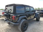 2019 Jeep Wrangler Unlimited Sahara Black vin: 1C4HJXEN9KW595962