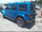 2023 Jeep Wrangler Sahara Синий vin: 1C4HJXEN9PW667959